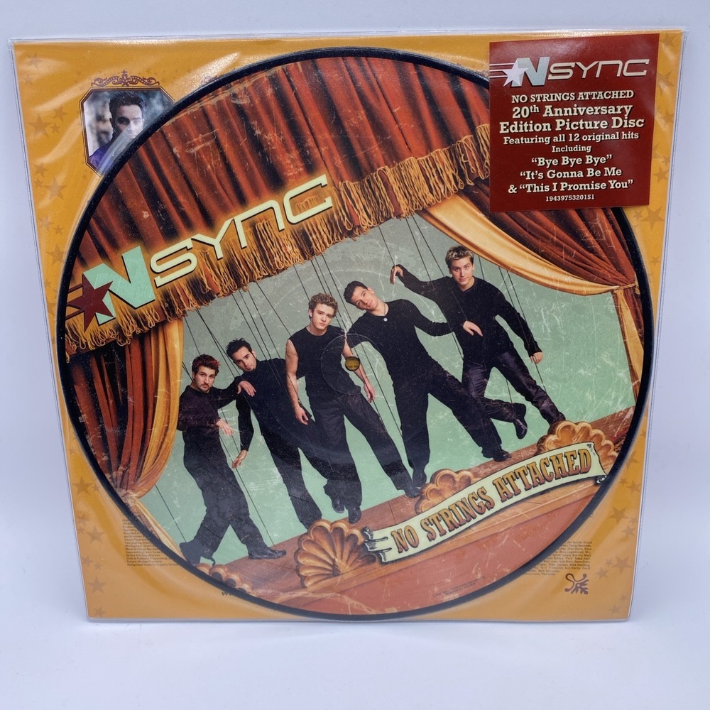 NSYNC No Strings Attached 20th Anniversary Edition Picture Disc Vinyl LP New‎